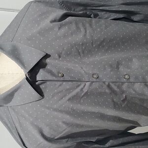 Van Heusen Button-Up Mens Slim Fit Stretch Fabric Long Sleeve Dress Shirt